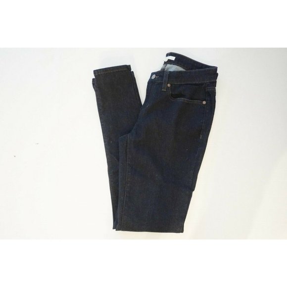 EILEEN FISHER Dark Wash Indigo Organic Cotton Jean - Picture 4 of 8